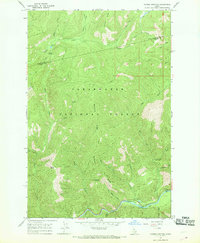 Cayuse Junction 1966 topographic map thumbnail