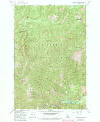 Cayuse Junction 1966 topographic map thumbnail