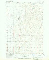 Cedar Butte SW 1964 topographic map preview