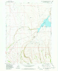 Cedar Creek Reservoir 1977 topographic map thumbnail