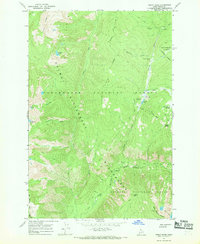 Cedar Ridge 1966 topographic map thumbnail