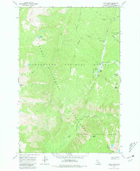 Cedar Ridge 1966 topographic map thumbnail