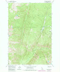 Cedar Ridge 1966 topographic map thumbnail