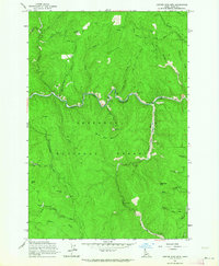 Center Star Mtn 1962 topographic map thumbnail