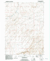 Chalk Hills 1992 topographic map thumbnail