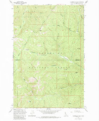Chamberlain Mtn 1965 topographic map thumbnail