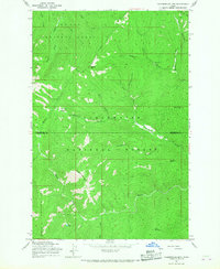 Chamberlain Mtn 1965 topographic map thumbnail
