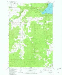 Chatcolet 1981 topographic map thumbnail
