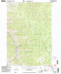 Chicken Peak 2004 topographic map preview