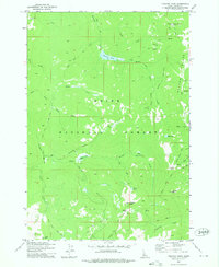 Chilcoot Peak 1973 topographic map thumbnail