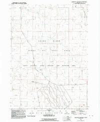Christmas Mountain 1992 topographic map thumbnail