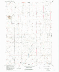 Cinder Cone Butte 1992 topographic map thumbnail