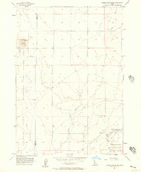 Cinder Cone Butte 1956 topographic map thumbnail