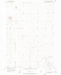 Cinder Cone Butte 1956 topographic map thumbnail