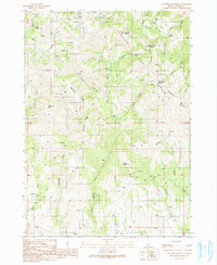 Cinnabar Mountain 1990 topographic map thumbnail