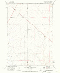 Circular Butte NW 1969 topographic map thumbnail