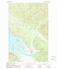 Clark Fork 1989 topographic map thumbnail