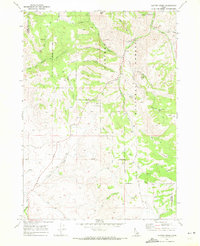 Clifton Creek 1968 topographic map thumbnail