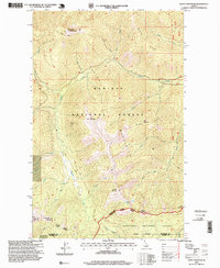 Clifty Mountain 1996 topographic map thumbnail