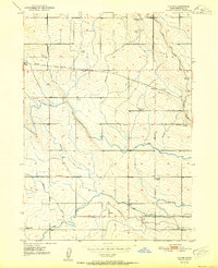 Clover 1951 topographic map thumbnail