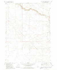 Clover Butte North 1980 topographic map thumbnail