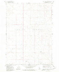 Clover Butte South 1979 topographic map thumbnail