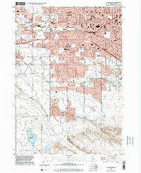 Cloverdale 1998 topographic map thumbnail