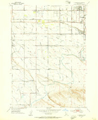 Cloverdale 1953 topographic map thumbnail