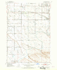 Cloverdale 1953 topographic map thumbnail