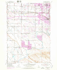 Cloverdale 1953 topographic map thumbnail