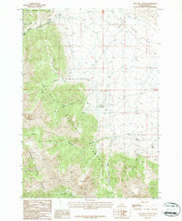 Coal Kiln Canyon 1987 topographic map thumbnail