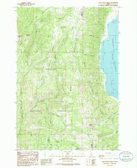 Cold Spring Ridge 1985 topographic map thumbnail