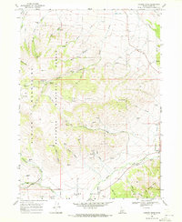 Connor Ridge 1968 topographic map thumbnail