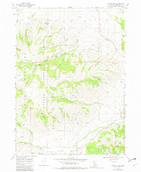 Connor Ridge 1968 topographic map thumbnail