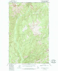 Continental Mtn topographic map thumbnail