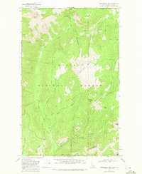 Continental Mtn 1968 topographic map thumbnail