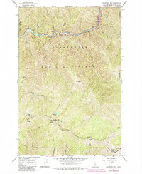 Coolwater Mtn 1966 topographic map thumbnail