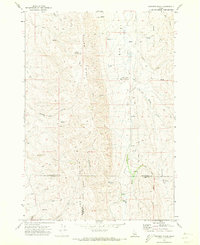 Coonrod Gulch 1970 topographic map thumbnail