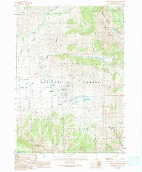 Copper Basin Knob 1991 topographic map thumbnail