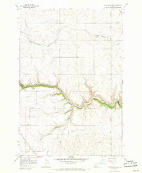 Cottonwood NE 1967 topographic map thumbnail
