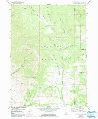 Cottonwood Peak 1969 topographic map thumbnail