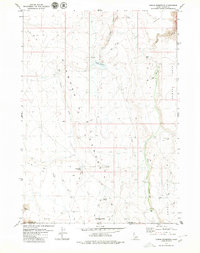 Cowan Reservoir 1979 topographic map thumbnail