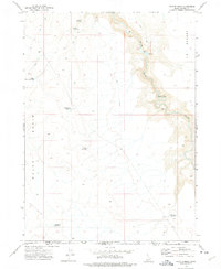 Coyote Hole 1973 topographic map thumbnail