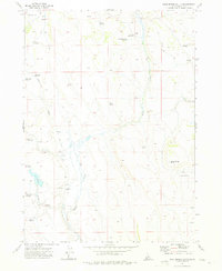 Crab Spring Butte 1972 topographic map thumbnail