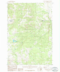 Crooked River Point 1986 topographic map thumbnail