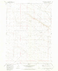 Crows Nest Butte 1980 topographic map preview