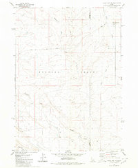 Crows Nest NE 1980 topographic map thumbnail