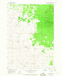 Crystal Butte 1965 topographic map thumbnail