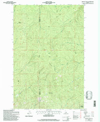 Crystal Peak 1995 topographic map thumbnail