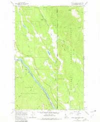 Curley Creek 1965 topographic map thumbnail